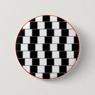 Parallelle lijnen ronde button 5,7 cm