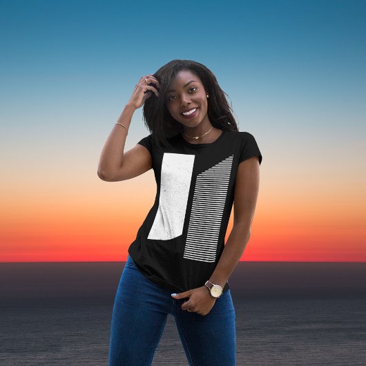 Parallelle lijnen t-shirt