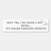 Parallelle Parking Prodigy Bumpersticker (Voorkant)