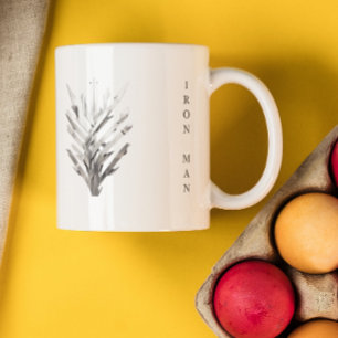 Parallelle Platina Pijl met Tekst Mok