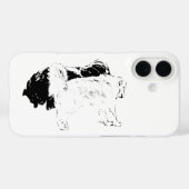 Parallelle poten Case-Mate iPhone case (Achterkant (horizontaal))