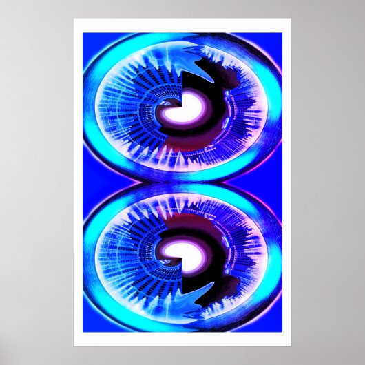 Parallelle universa in moonlight art poster (Voorkant)