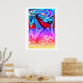 Parallelle universum kunst poster (Keuken)