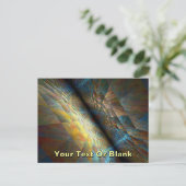 Parallelle vlakken briefkaart (Staand voorkant)