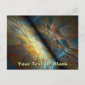 Parallelle vlakken briefkaart (Voorkant)