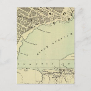 Paramaribo Suriname Briefkaart