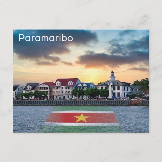 Paramaribo - Suriname Briefkaart (Voorkant)