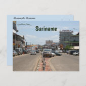 Paramaribo Suriname Briefkaart (Voorkant / Achterkant)