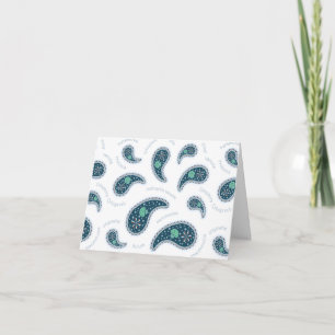 Paramecia Paisley  Biologie Aangepast Bedankkaart