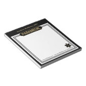 Paramedic - Bloc-notes noir et or (Incliné)