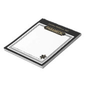 Paramedic - Bloc-notes noir et or (Tourné)