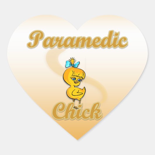 Paramedic Chick Hart Sticker (Voorkant)