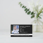 Paramedic Custom EMS EMT Emergency Ambulance Foto Visitekaartje (Staand voorkant)