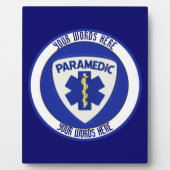 Paramedic Custom Plaque Fotoplaat (Voorkant)