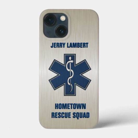 Paramedic Deluxe Name Sjabloon Case-Mate iPhone Case (Achterkant)