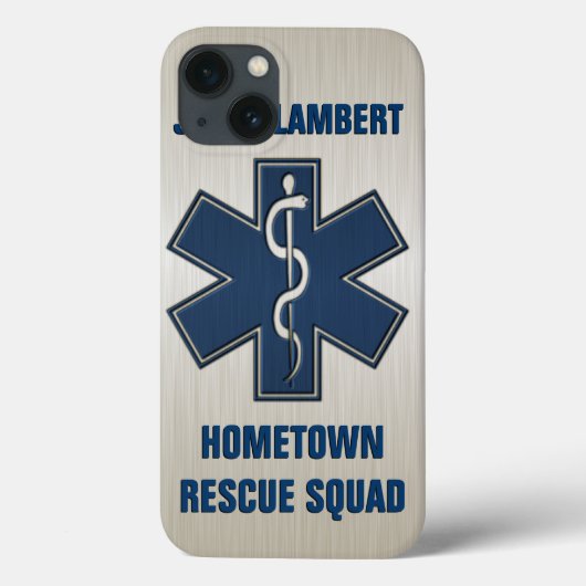 Paramedic Deluxe Name Sjabloon Case-Mate iPhone Case (Achterkant)