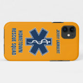 Paramedic EMT Name Sjabloon Case-Mate iPhone Case (Achterkant (horizontaal))