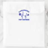 Paramedic First Responder Vierkante Sticker (Tas)