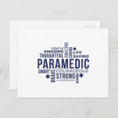 Paramedic Hero Briefkaart (Voorkant / Achterkant)