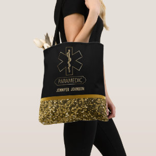 Paramedic - Sac fourre-tout noir et or