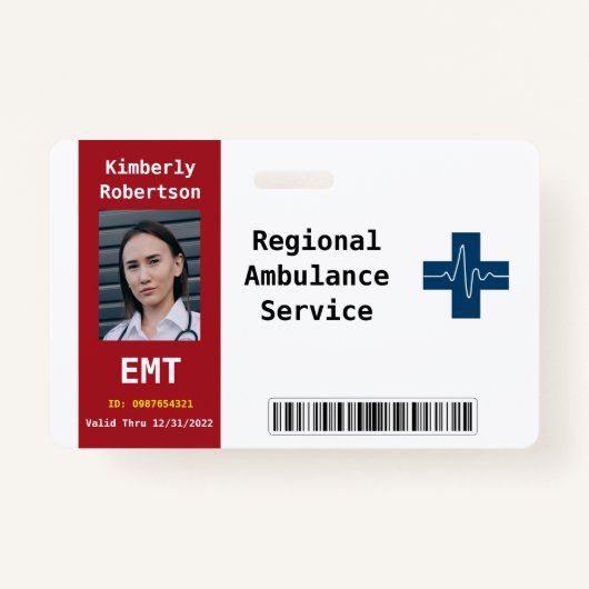 Paramedic Security ID Badge (Voorkant)