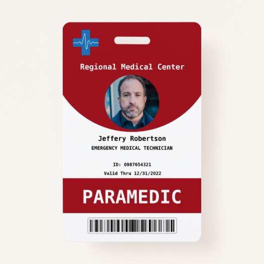 Paramedic Security ID Badge (Voorkant)
