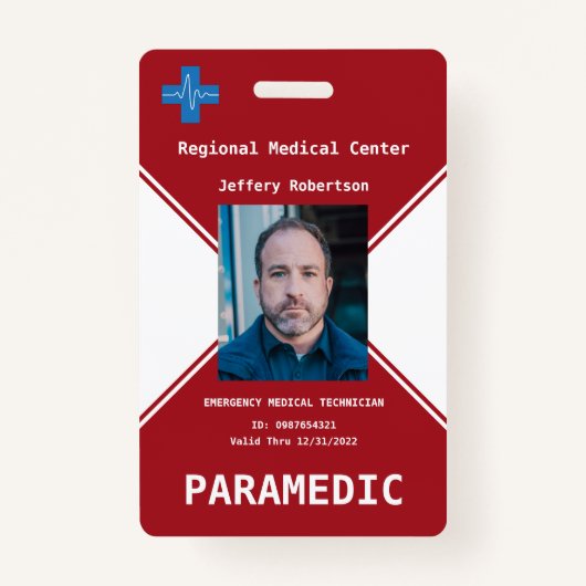 Paramedic Security ID Badge (Voorkant)