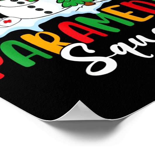 Paramedic Squad Reindeer Snowman Gingerbread Chris Poster (Hoek)