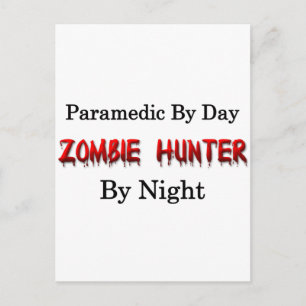 Paramedic/Zombie Hunter Briefkaart