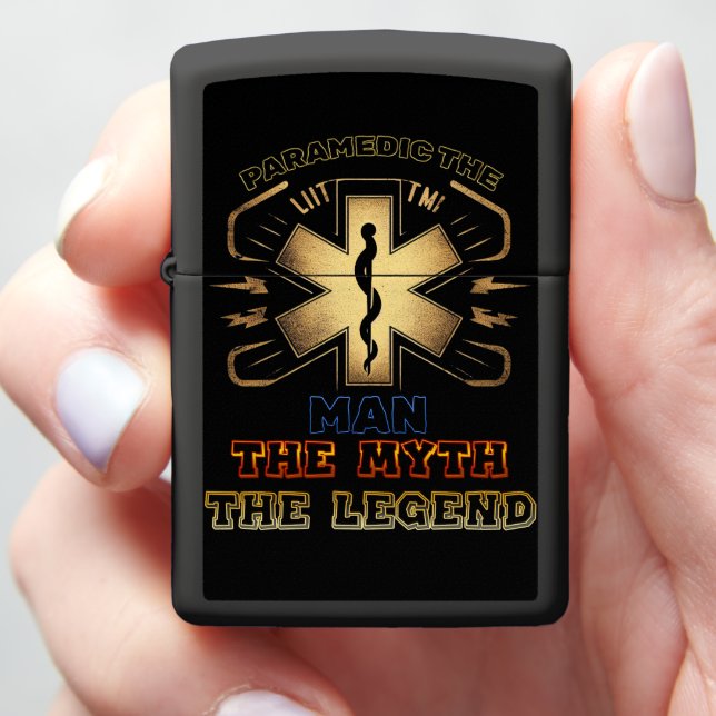 Paramedics Gold Text Medic's Dedication (In Hand)