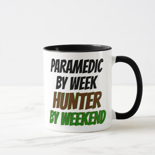 Paramedicus houdt van jagen mok (Rechts)