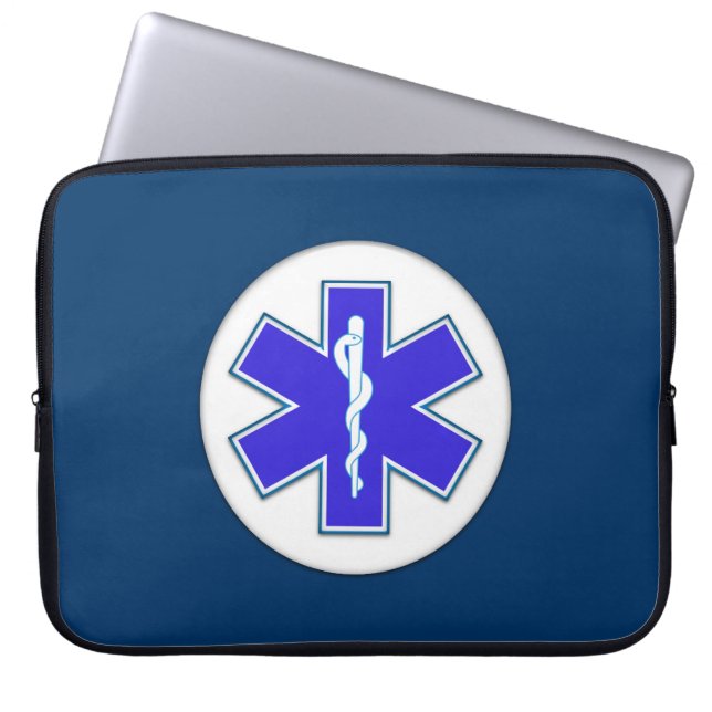 Paramedische EMT EMS Laptop Sleeve (Voorkant)