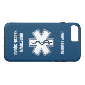 Paramedische EMT EMS Name Sjabloon Case-Mate iPhone Case (Achterkant (Horizontaal))