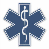 Paramedische EMT EMS Sticker (Voorkant)