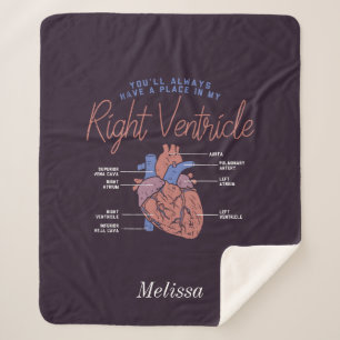 Paramedische EMT Personalized Forever Love Sherpa Deken