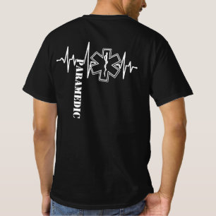 Paramedische hartslag verpleegkundige t-shirt