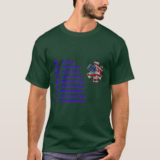 Paramedische Mannen T-Shirt (Voorkant)