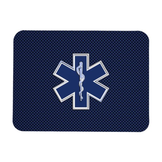 Paramedische medische spoedhulp Ster Magneet (Horizontaal)