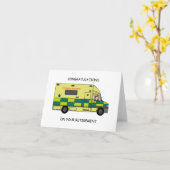 Paramedische pensioenfelicitaties kaart (Gele Bloem)