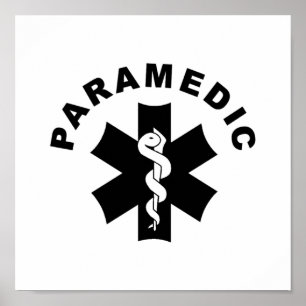 Paramedische thema poster