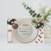 Paramètre d'emplacement élégant personnalisé Carte (Debout devant)