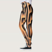 Parametrische raad 3D Modern Patroon Leggings (Links)