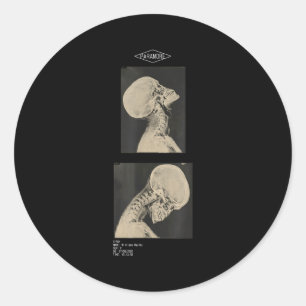 Paramore cropped headbanger röntgenartsen ronde sticker