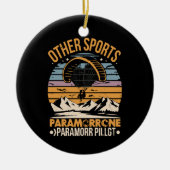 Paramotor Piloot Paramotoring Keramisch Ornament (Voorkant)