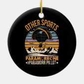 Paramotor Piloot Paramotoring Keramisch Ornament (Achterkant)