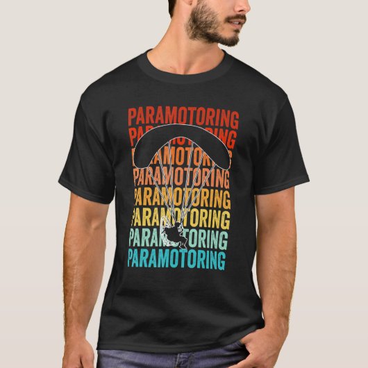 Paramotor Pilot Paramotoring 1 T-shirt (Voorkant)