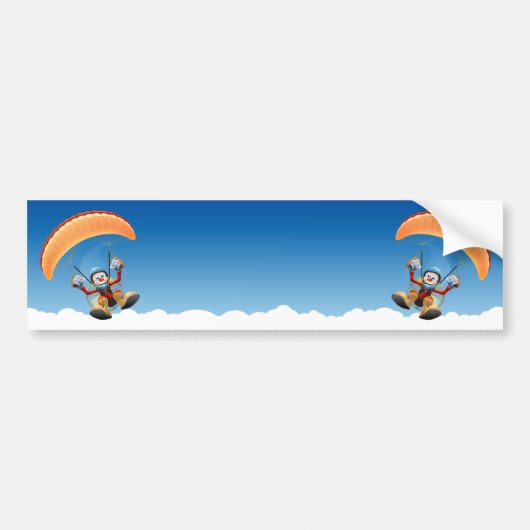  ParamotorBumpersticker Bumpersticker (Voorkant)