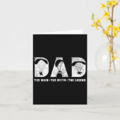 Paramotoring papa de man de mythe de legende vader kaart (Gele Bloem)