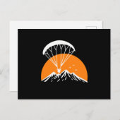 Paramotoring Retro  Briefkaart (Voorkant / Achterkant)