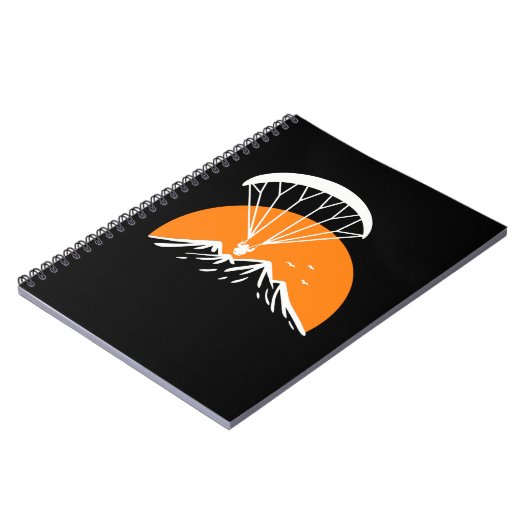 Paramotoring Retro  Notitieboek (Linkerzijde)